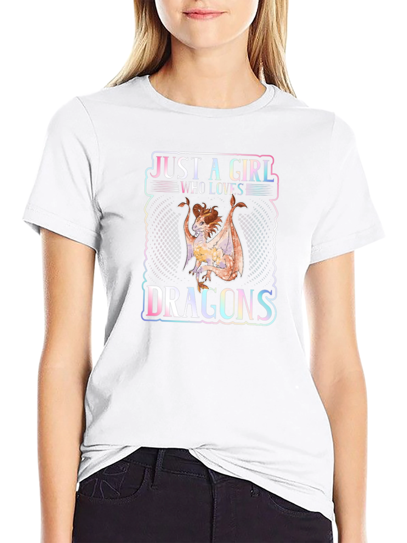 Just a Girl Who Loves Dragons T-Shirt