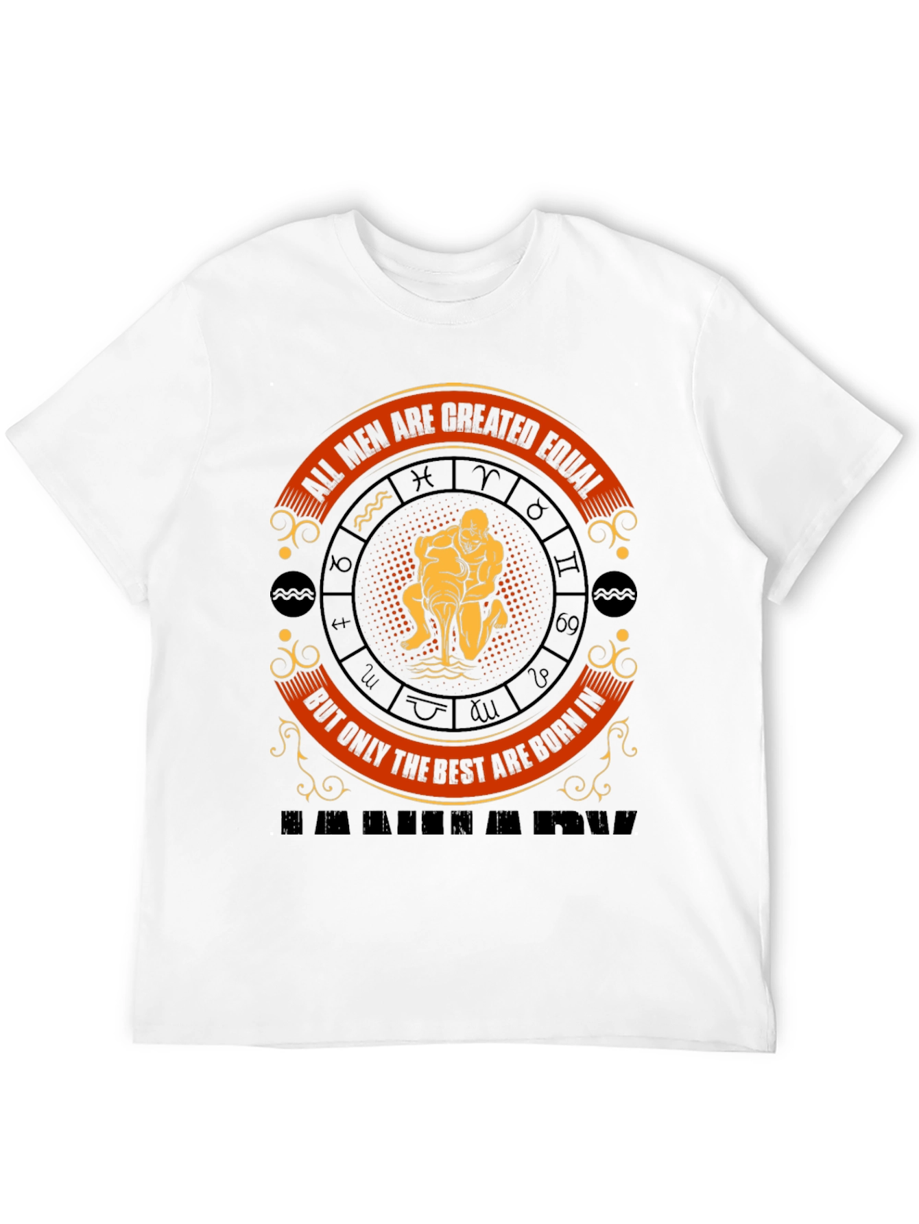 Aquarius Zodiac T-Shirt: All Men Are Created Equal