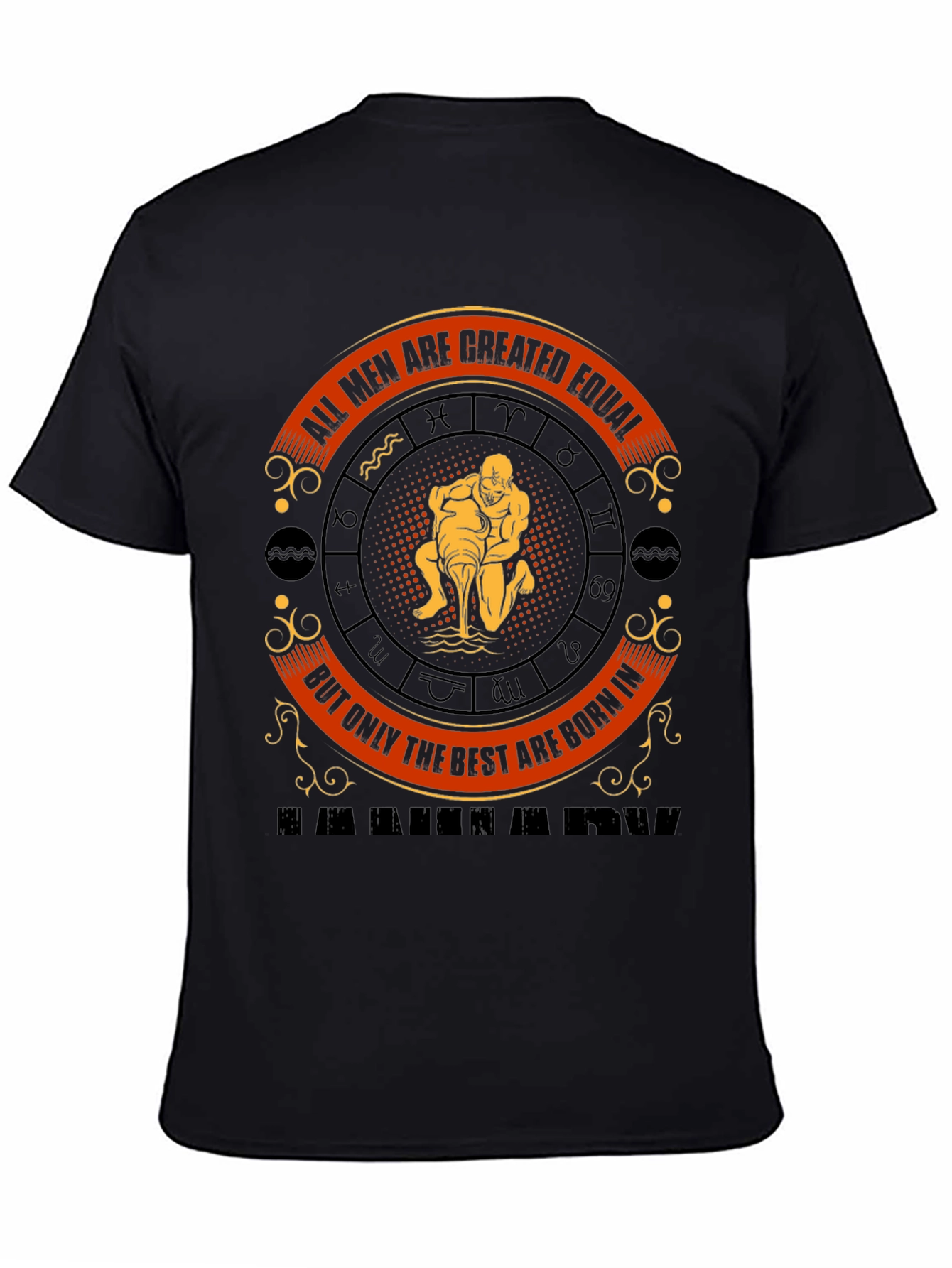 Aquarius Zodiac T-Shirt: All Men Are Created Equal