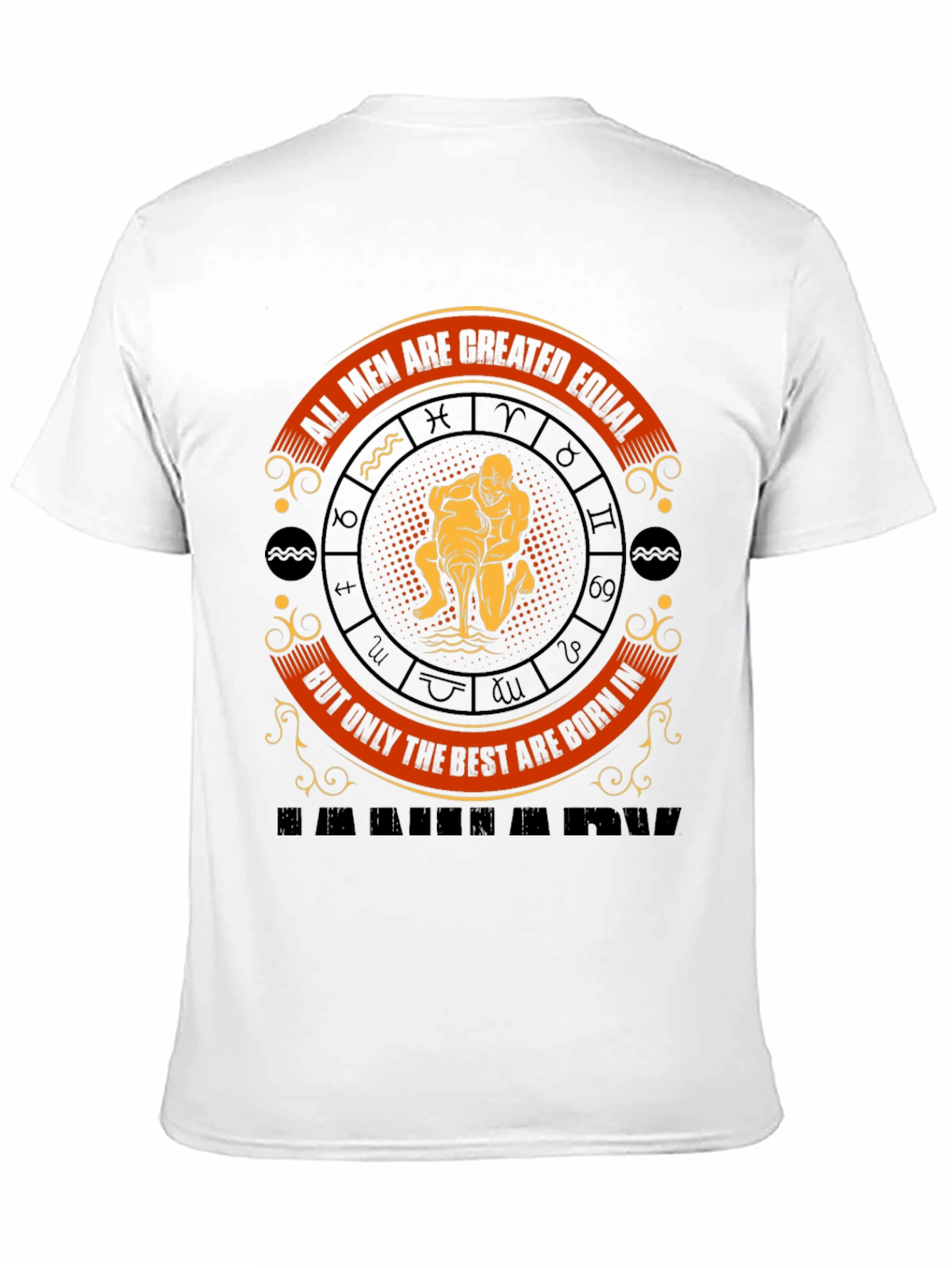 Aquarius Zodiac T-Shirt: All Men Are Created Equal