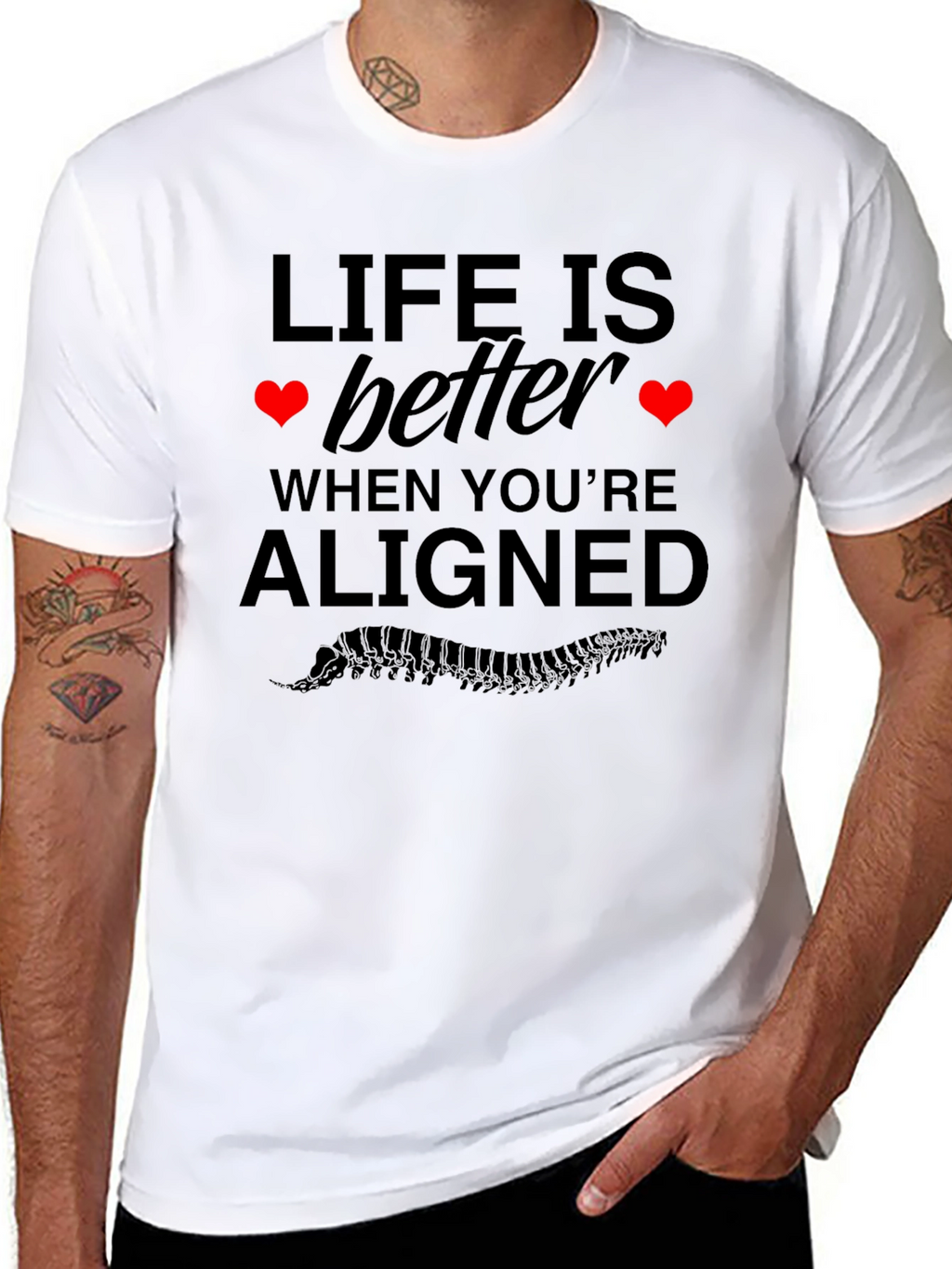 Life is Better Aligned T-Shirt