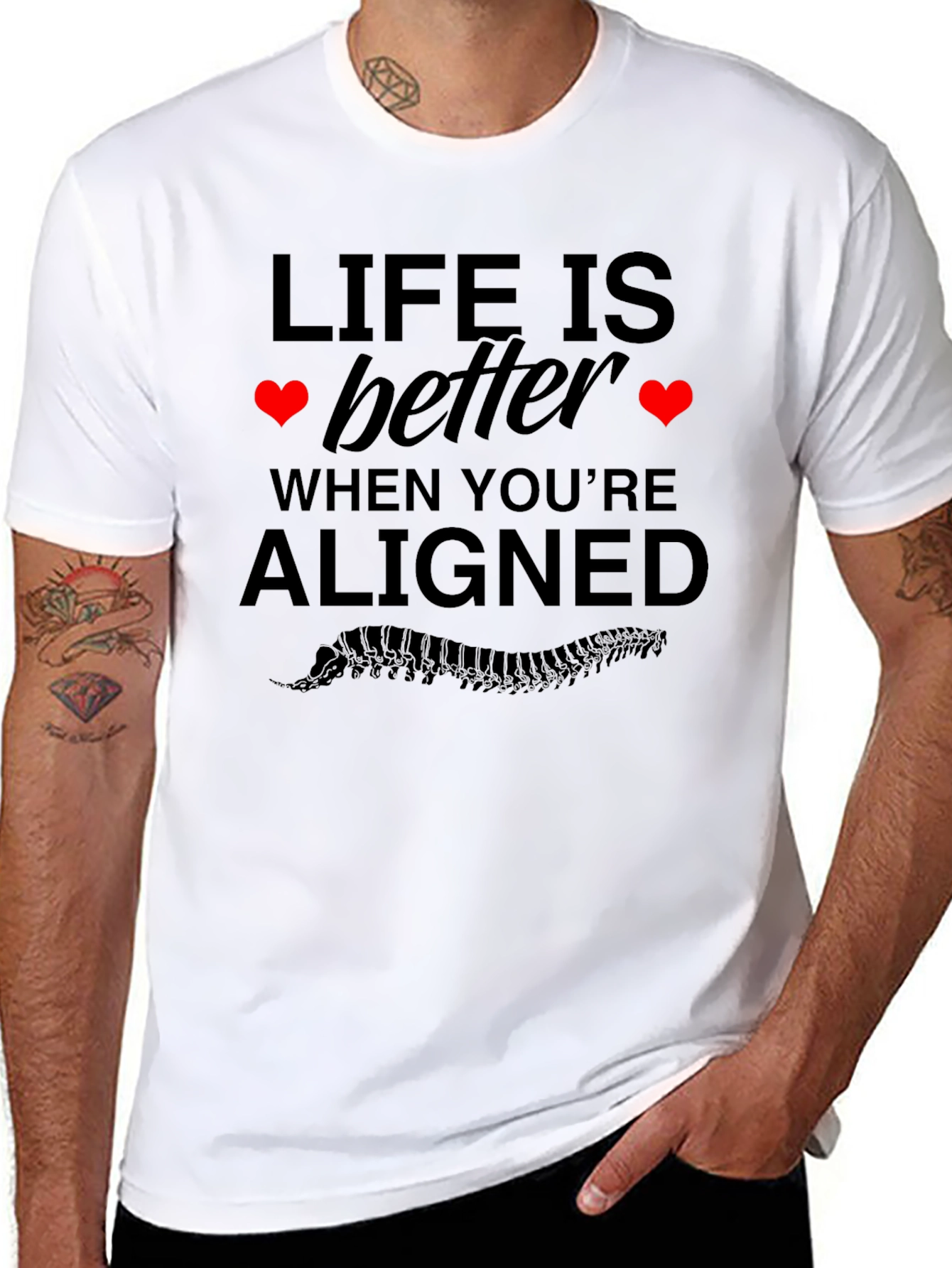 Life is Better Aligned T-Shirt