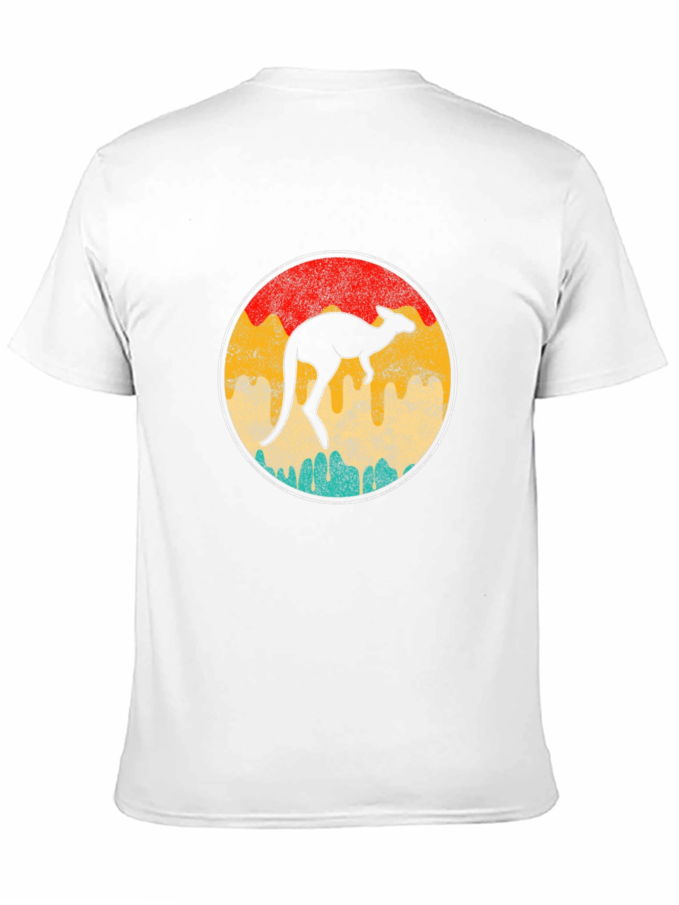 Retro Kangaroo T-Shirt - Unisex Black Tee