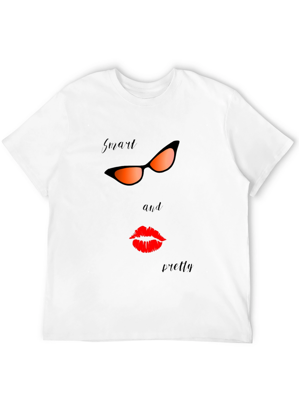Smart & Pretty Graphic Tee - Stylish Unisex T-Shirt