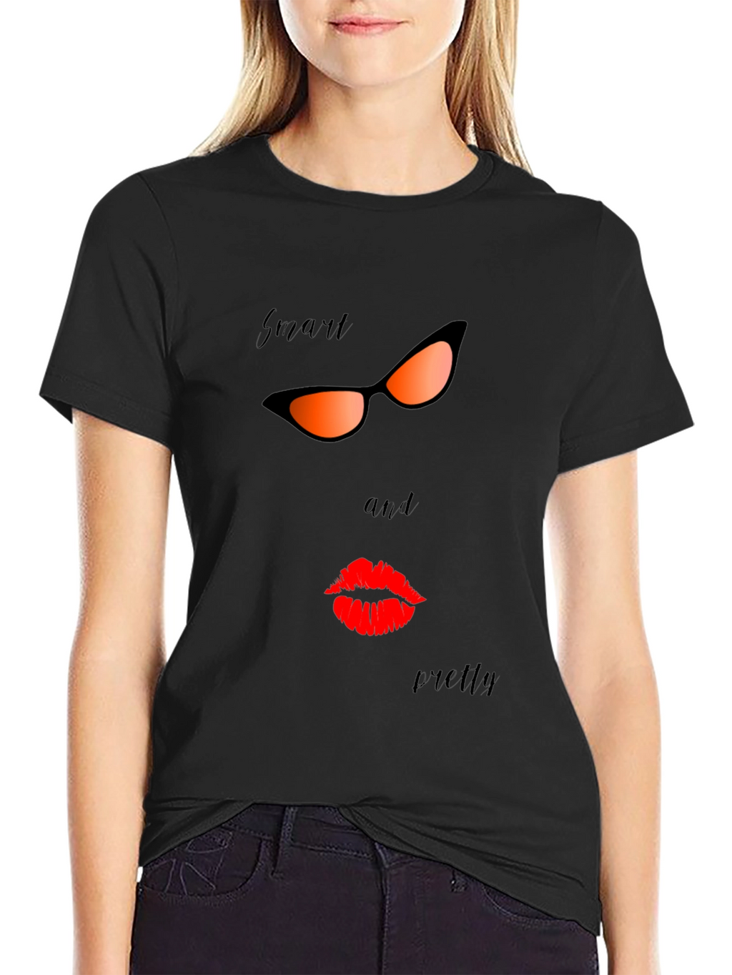 Smart & Pretty Graphic Tee - Stylish Unisex T-Shirt