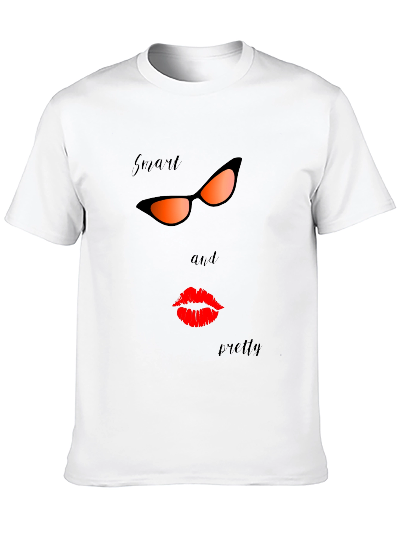 Smart & Pretty Graphic Tee - Stylish Unisex T-Shirt