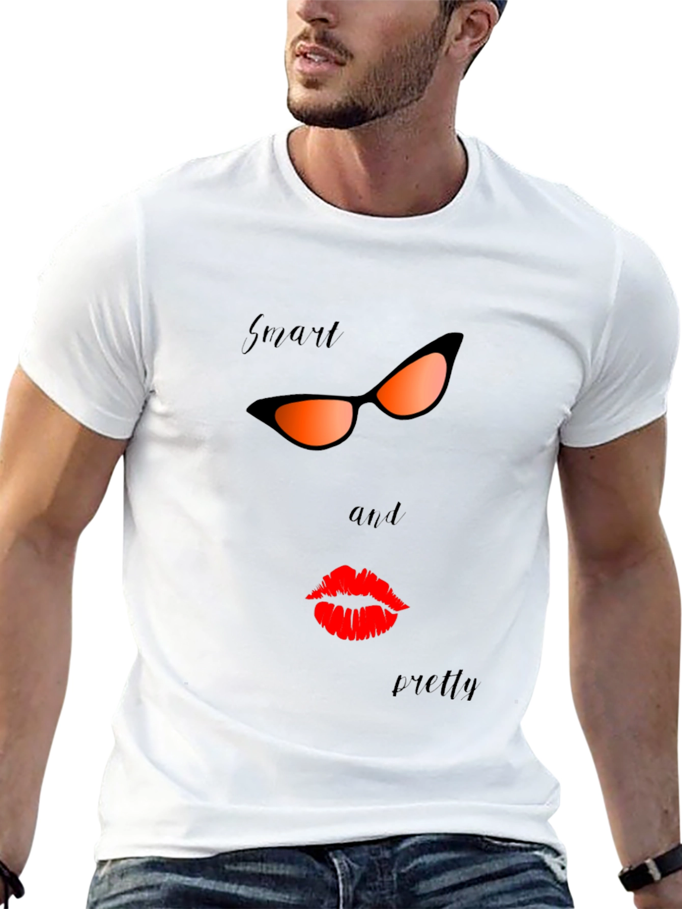 Smart & Pretty Graphic Tee - Stylish Unisex T-Shirt