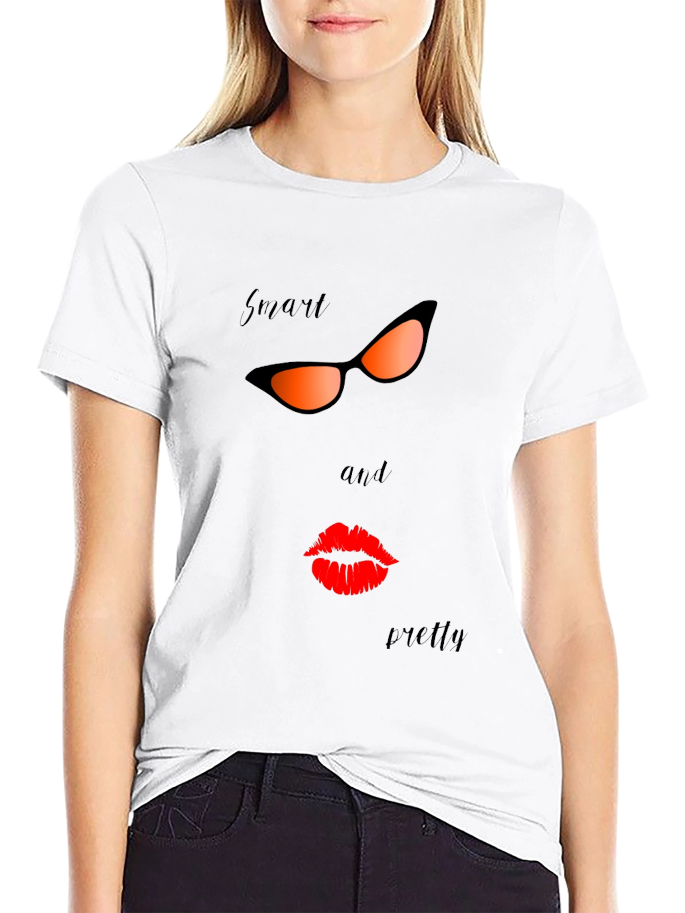 Smart & Pretty Graphic Tee - Stylish Unisex T-Shirt