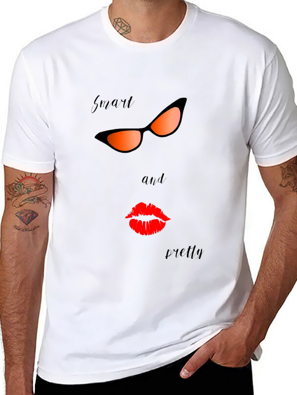 Smart & Pretty Graphic Tee - Stylish Unisex T-Shirt