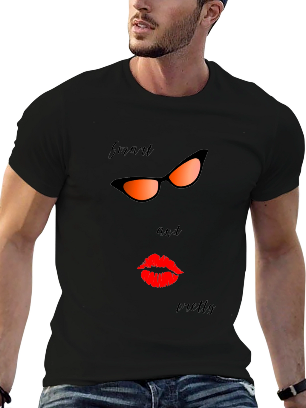 Smart & Pretty Graphic Tee - Stylish Unisex T-Shirt