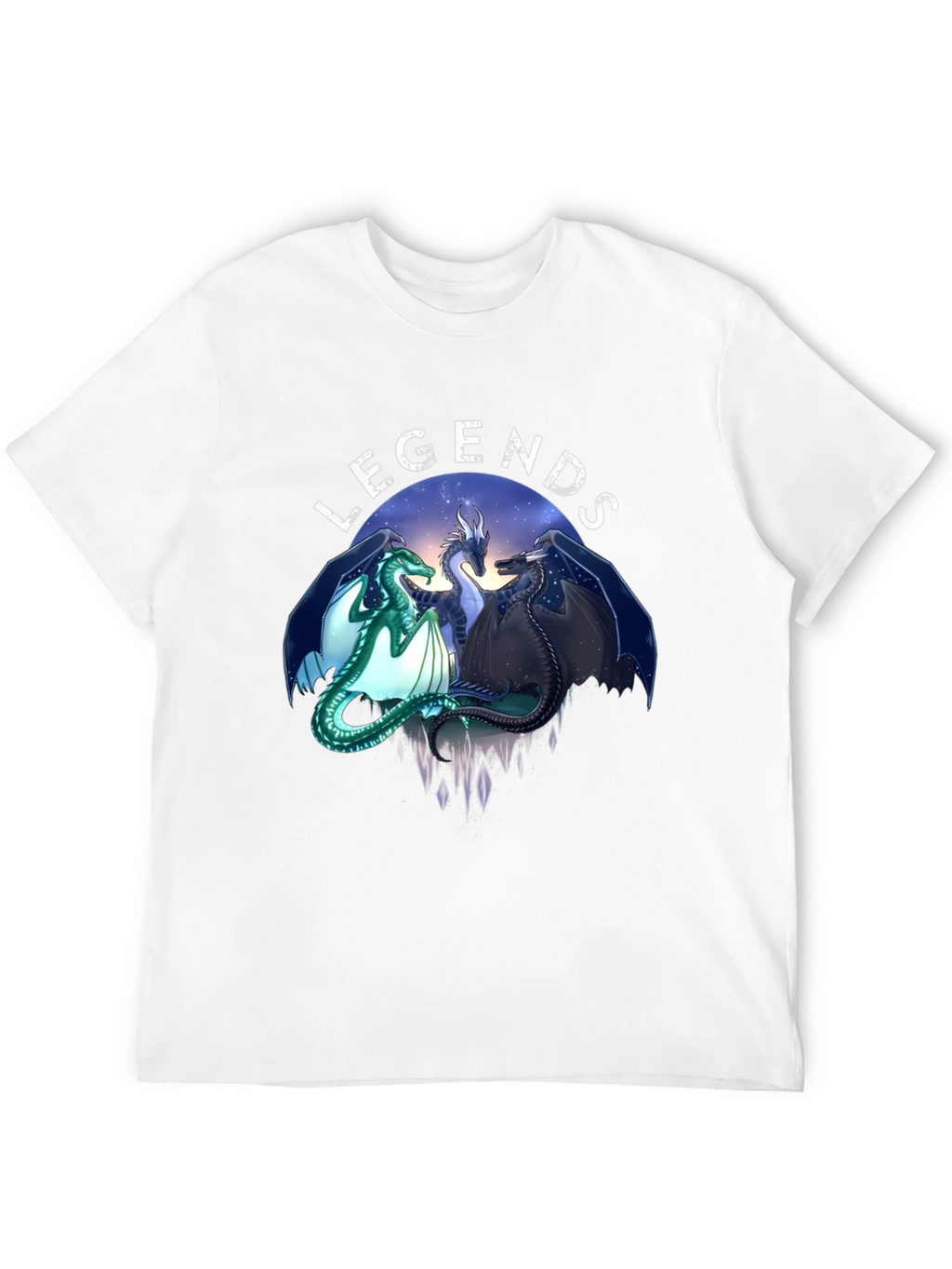Legends Dragon Graphic Tee - Unique Design