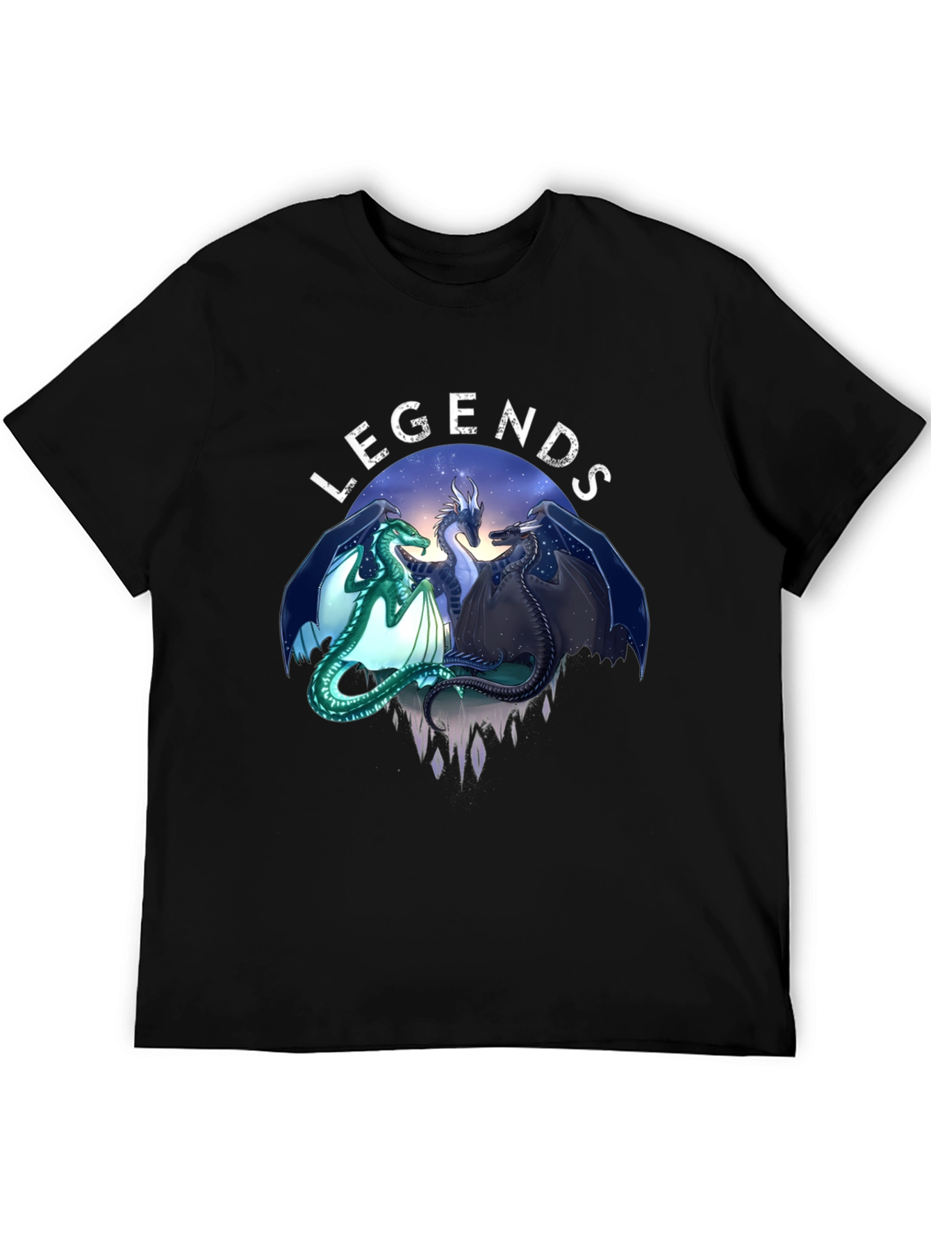 Legends Dragon Graphic Tee - Unique Design