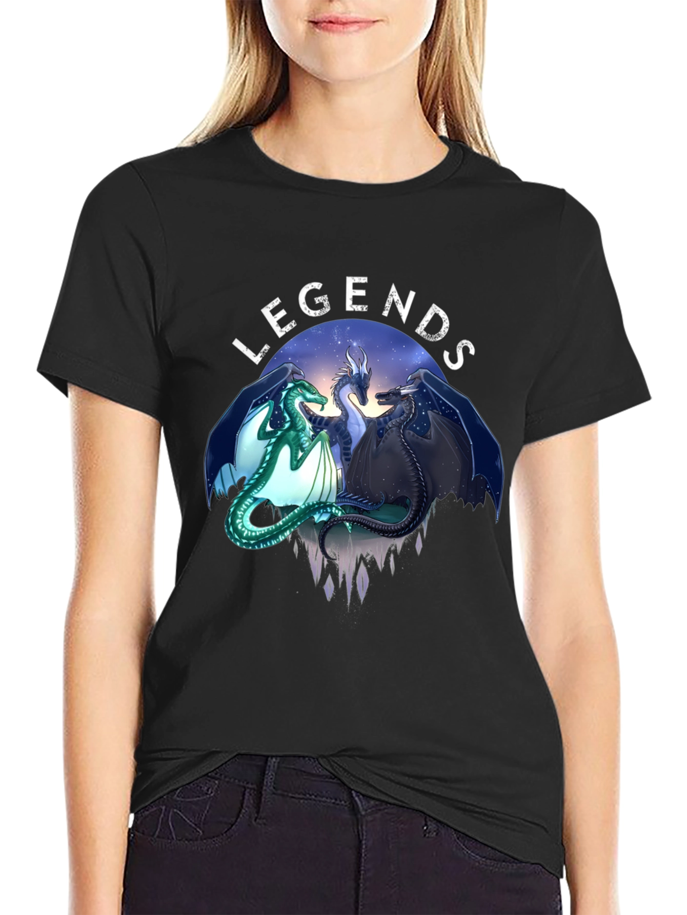 Legends Dragon Graphic Tee - Unique Design