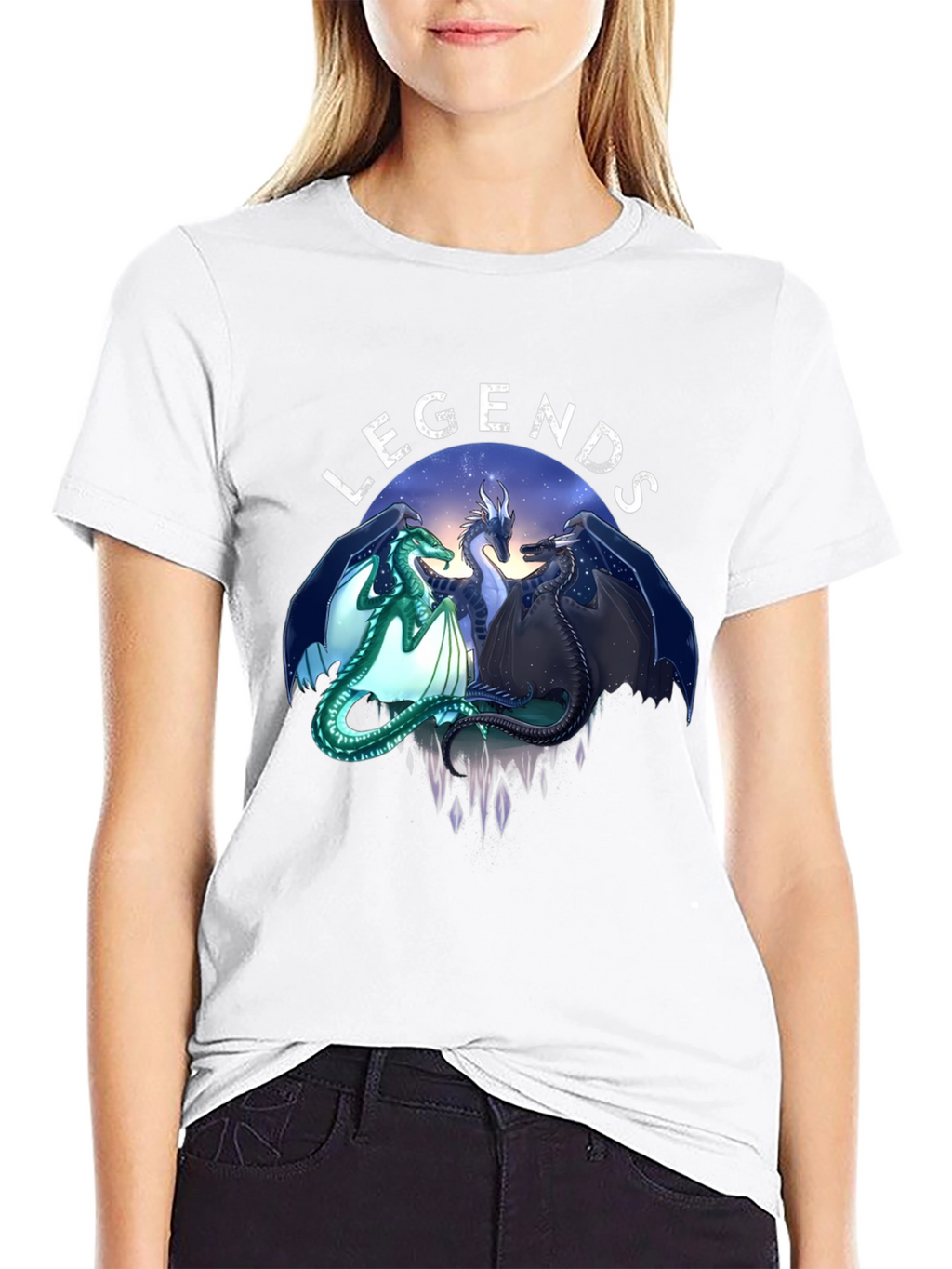 Legends Dragon Graphic Tee - Unique Design