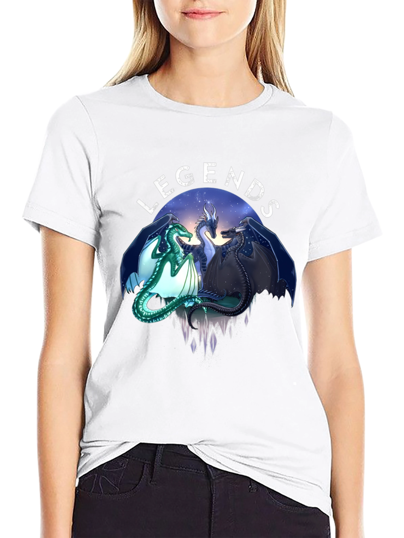 Legends Dragon Graphic Tee - Unique Design