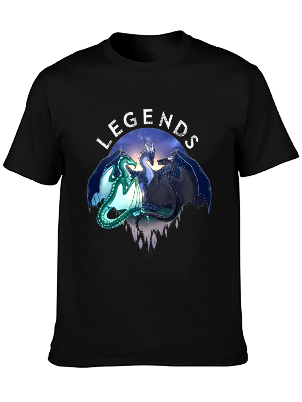 Legends Dragon Graphic Tee - Unique Design