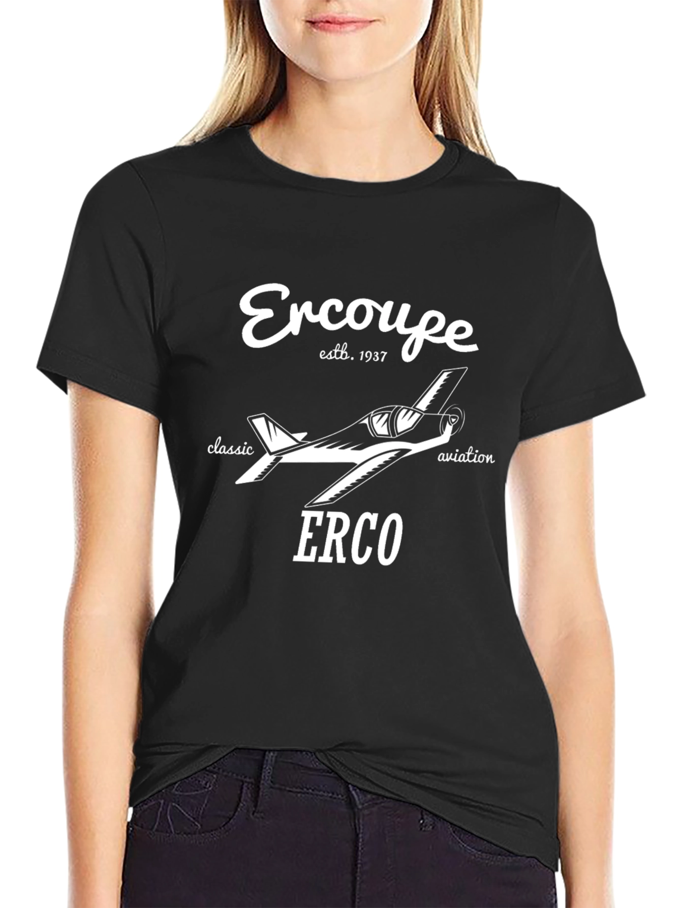 Ercoupe Aviation T-Shirt - Classic Airplane Tee