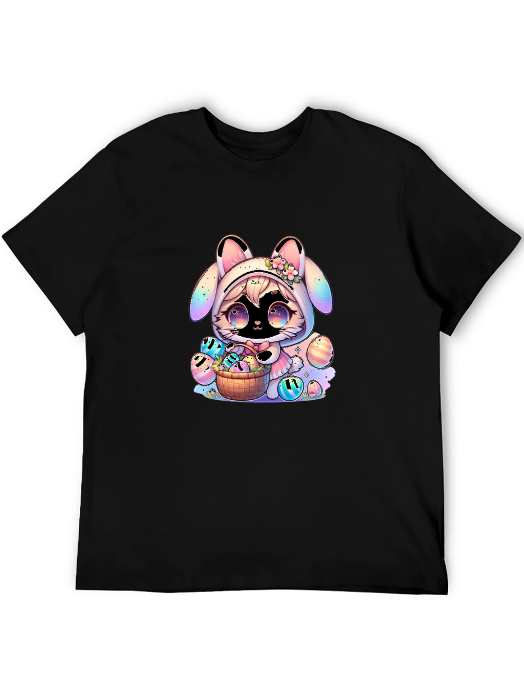 Cute Easter Bunny Anime T-Shirt