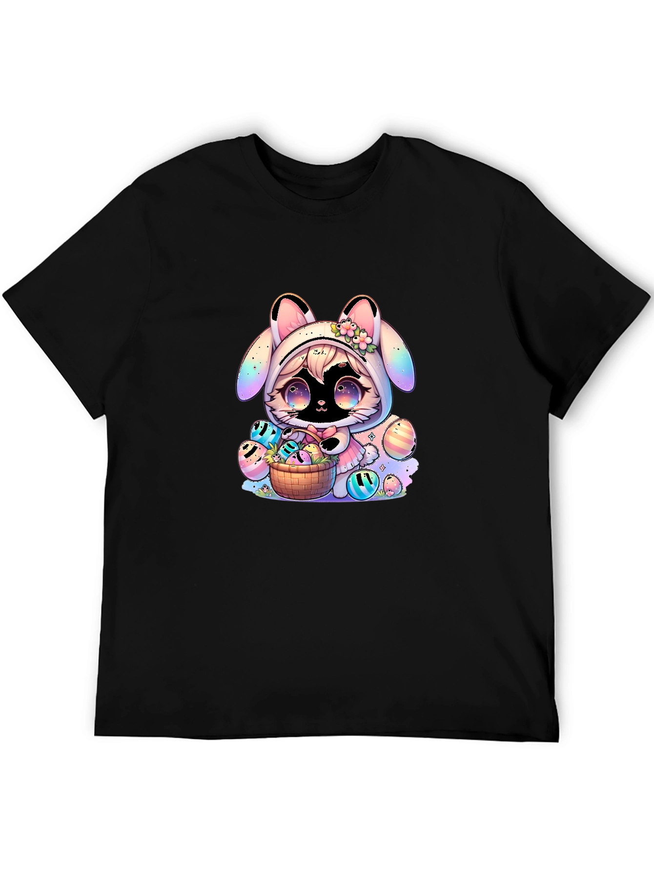 Cute Easter Bunny Anime T-Shirt