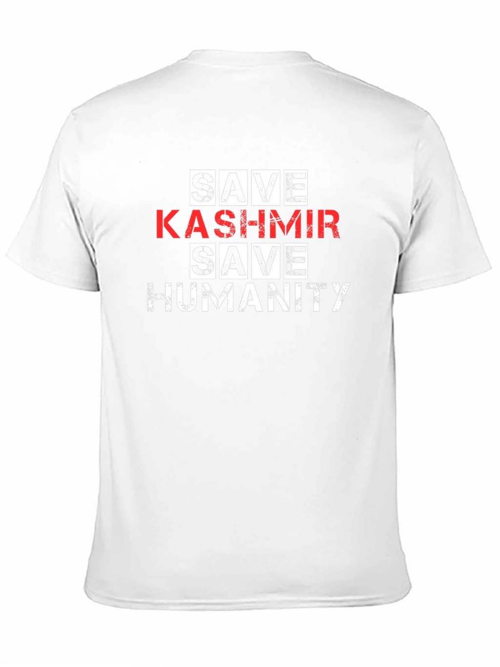 Save Kashmir T-Shirt - Black Graphic Tee