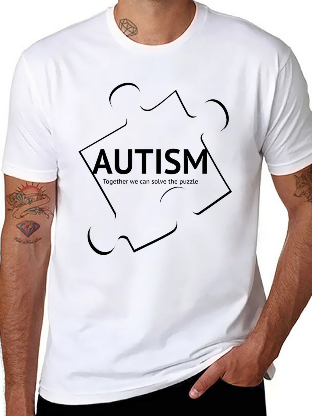 Autism Awareness Puzzle Piece T-Shirt
