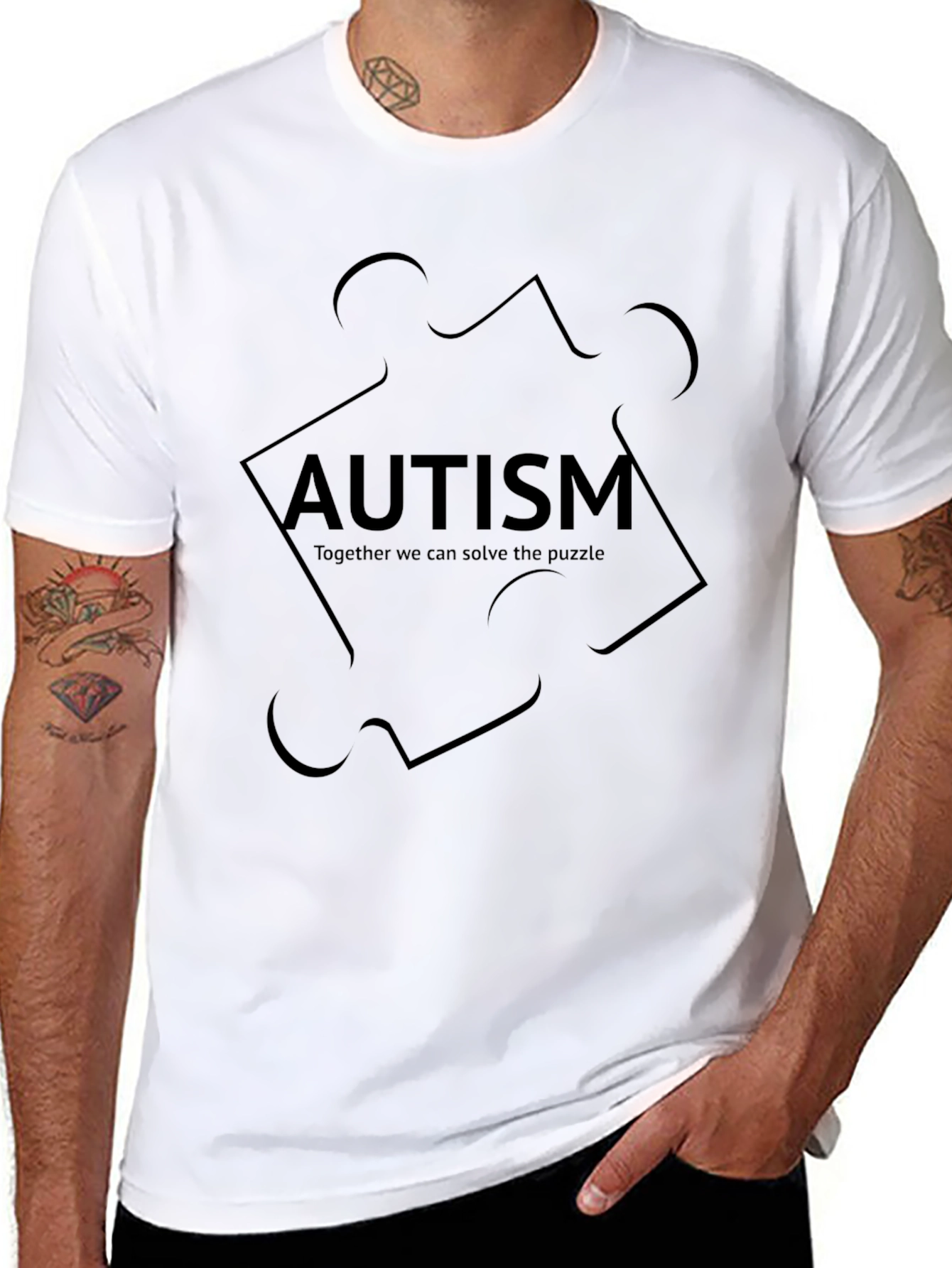 Autism Awareness Puzzle Piece T-Shirt