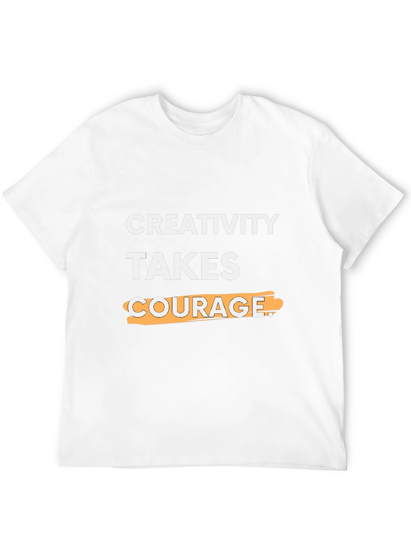Creativity Takes Courage Graphic Tee - Black