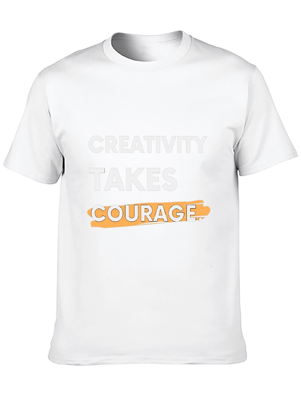 Creativity Takes Courage Graphic Tee - Black