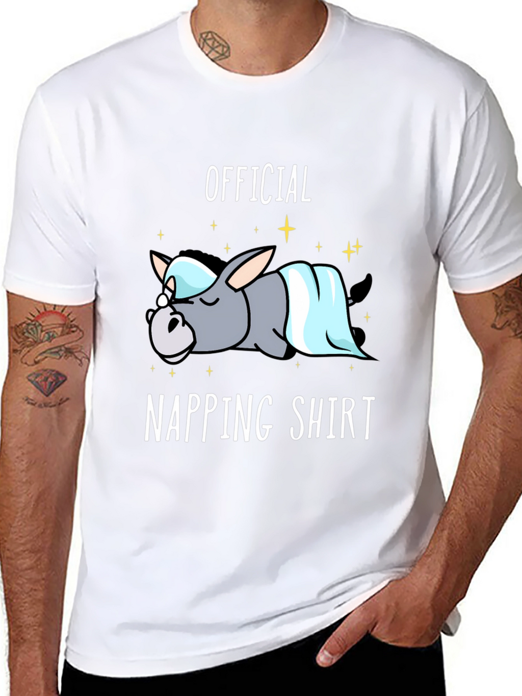 Official Napping Shirt - Cute Donkey Design
