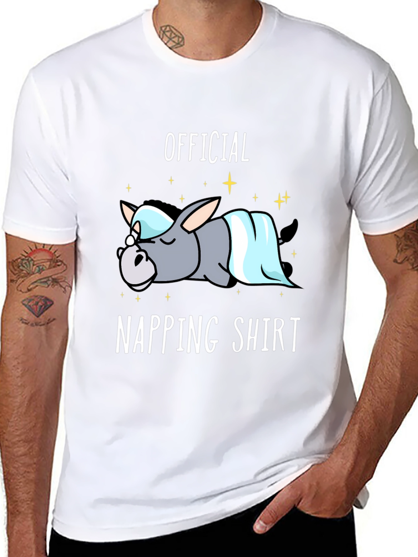 Official Napping Shirt - Cute Donkey Design