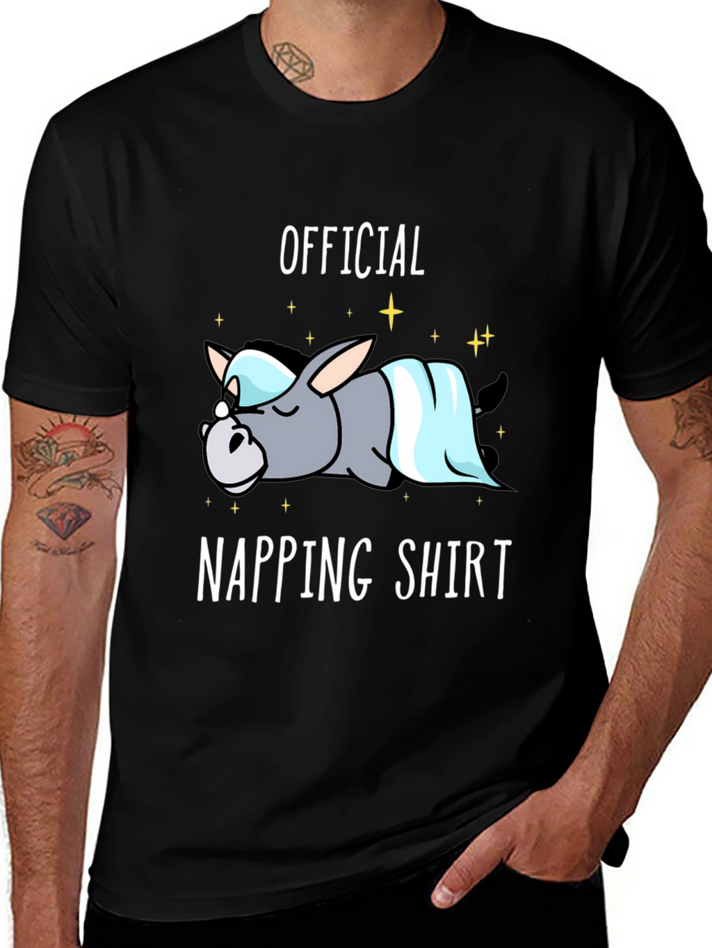 Official Napping Shirt - Cute Donkey Design