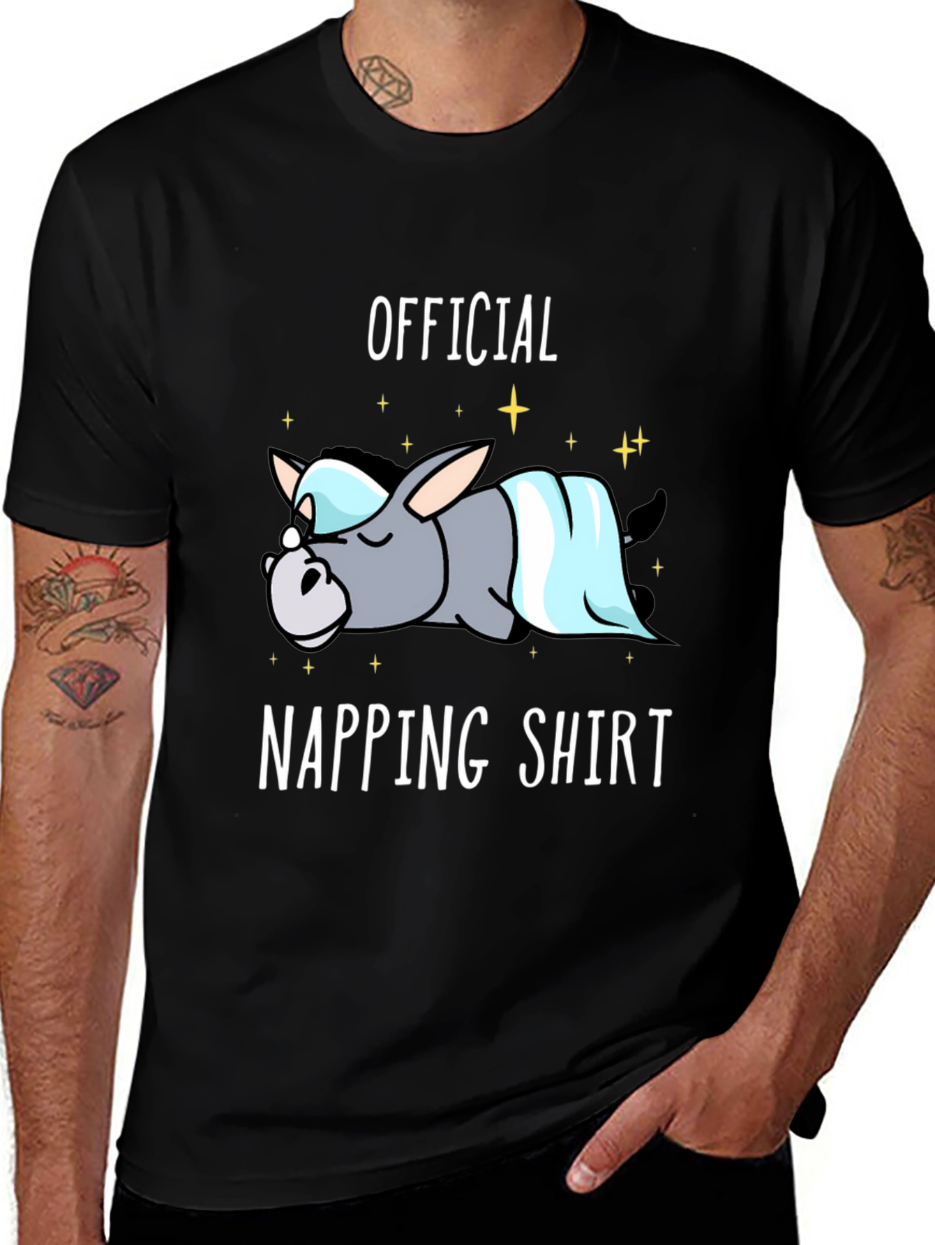 Official Napping Shirt - Cute Donkey Design