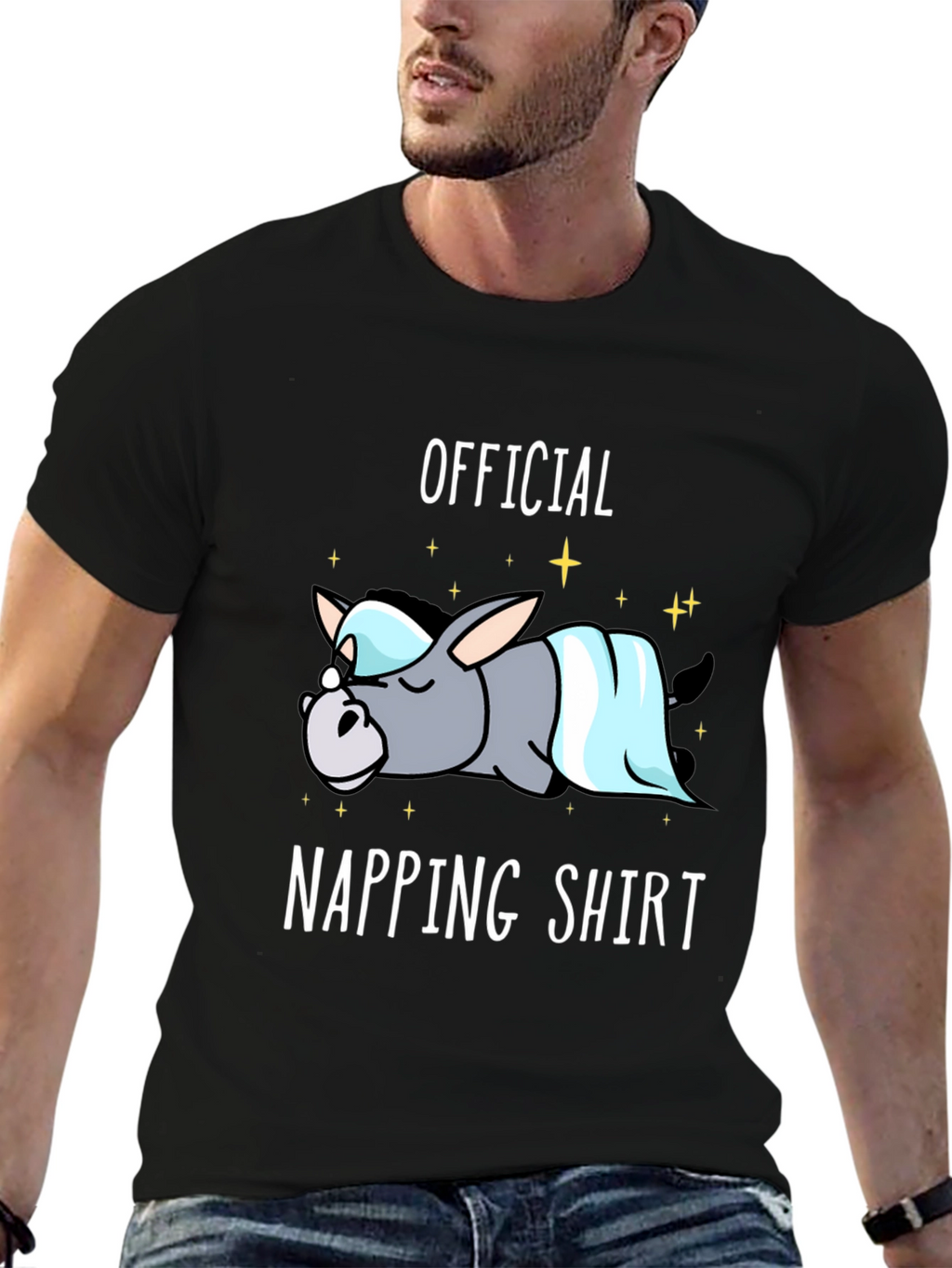 Official Napping Shirt - Cute Donkey Design