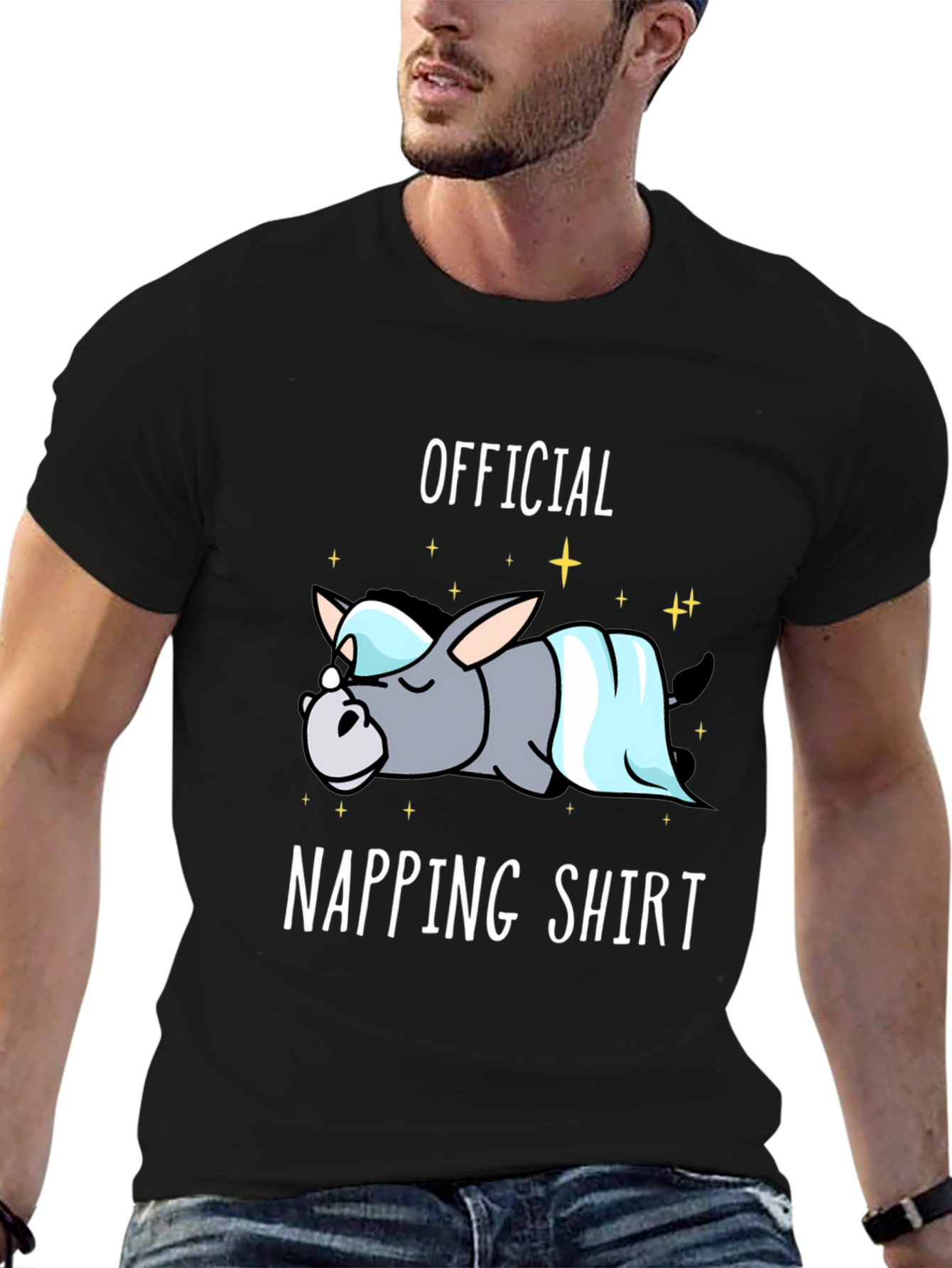 Official Napping Shirt - Cute Donkey Design