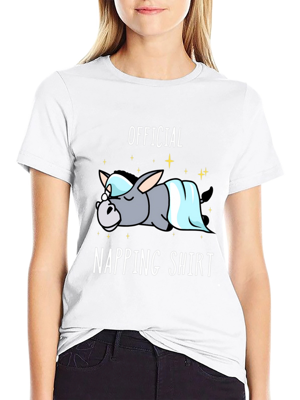 Official Napping Shirt - Cute Donkey Design