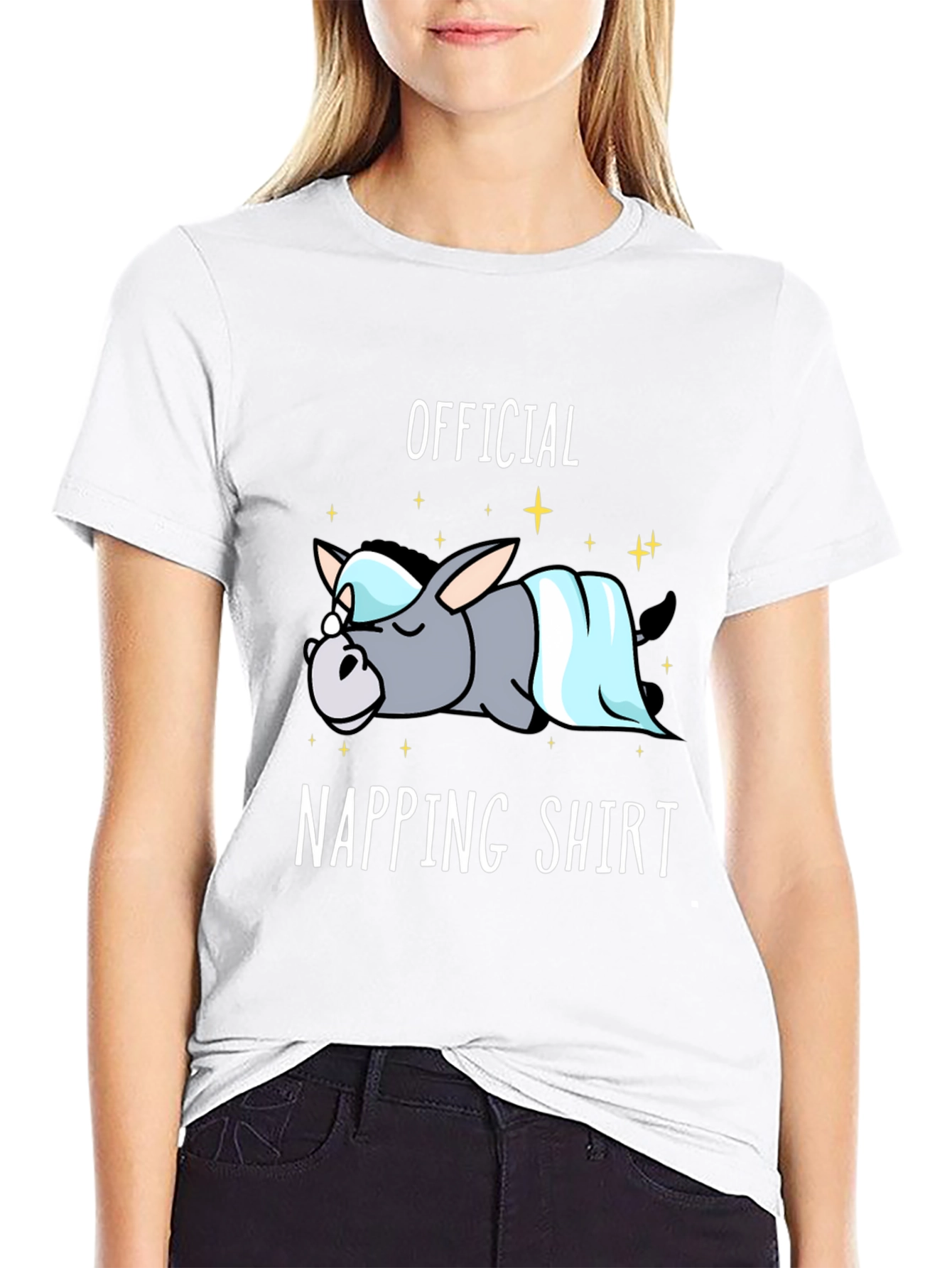 Official Napping Shirt - Cute Donkey Design