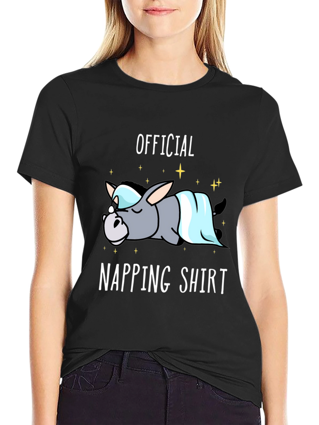 Official Napping Shirt - Cute Donkey Design