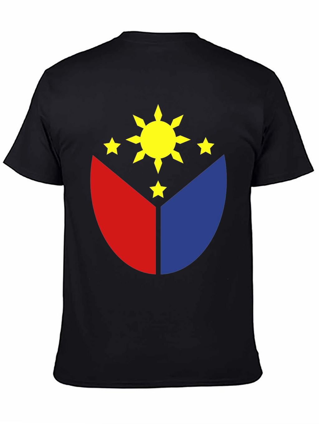 Philippines Flag Graphic T-Shirt - Black