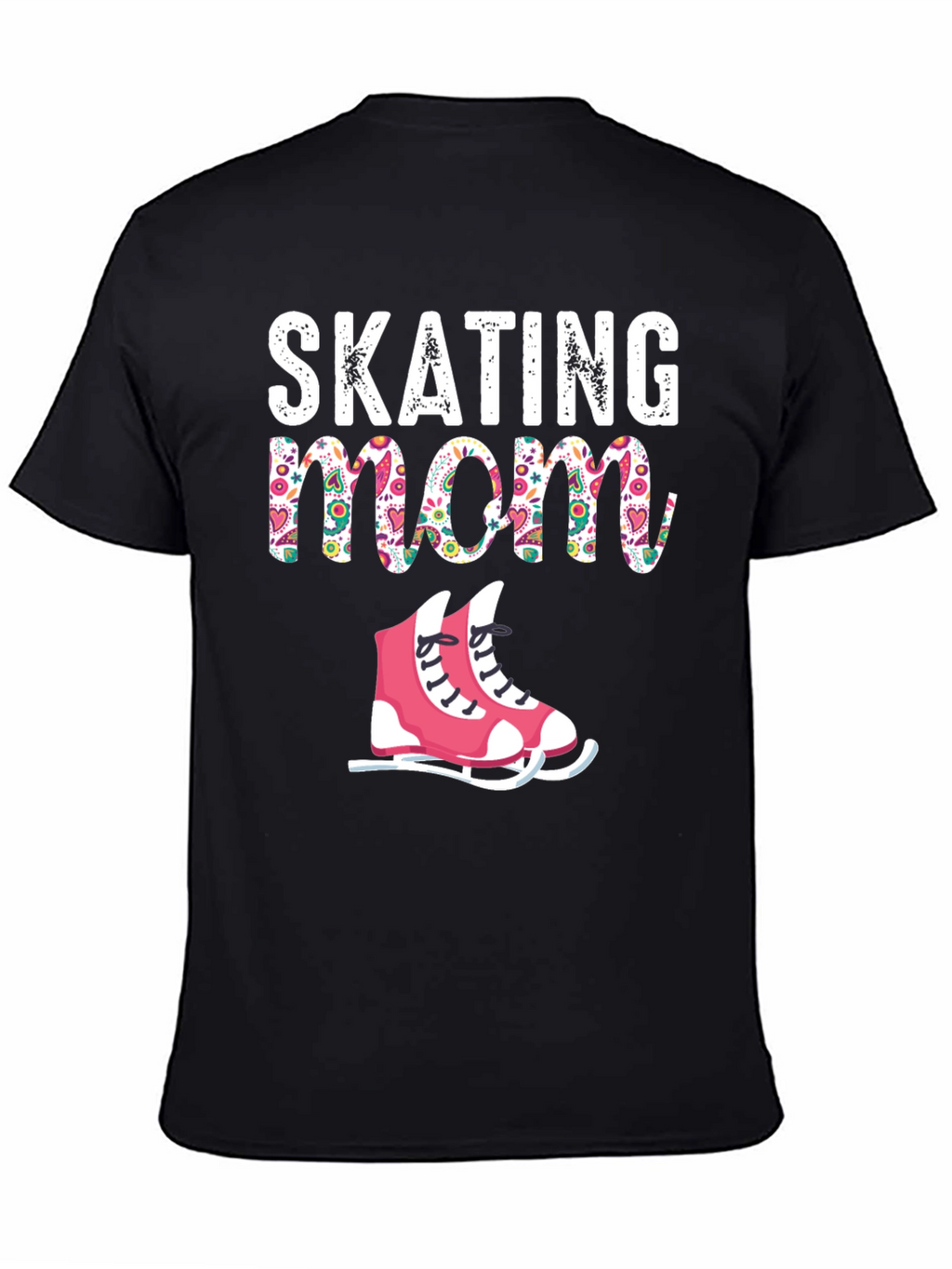 Skating Mom T-Shirt Novelty Graphic Tee