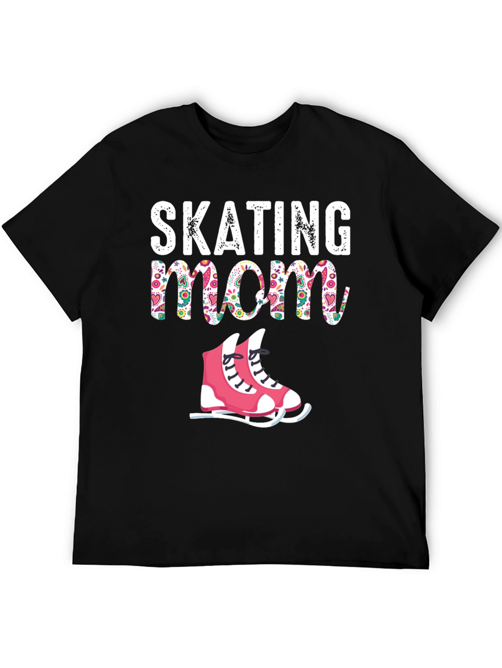 Skating Mom T-Shirt Novelty Graphic Tee