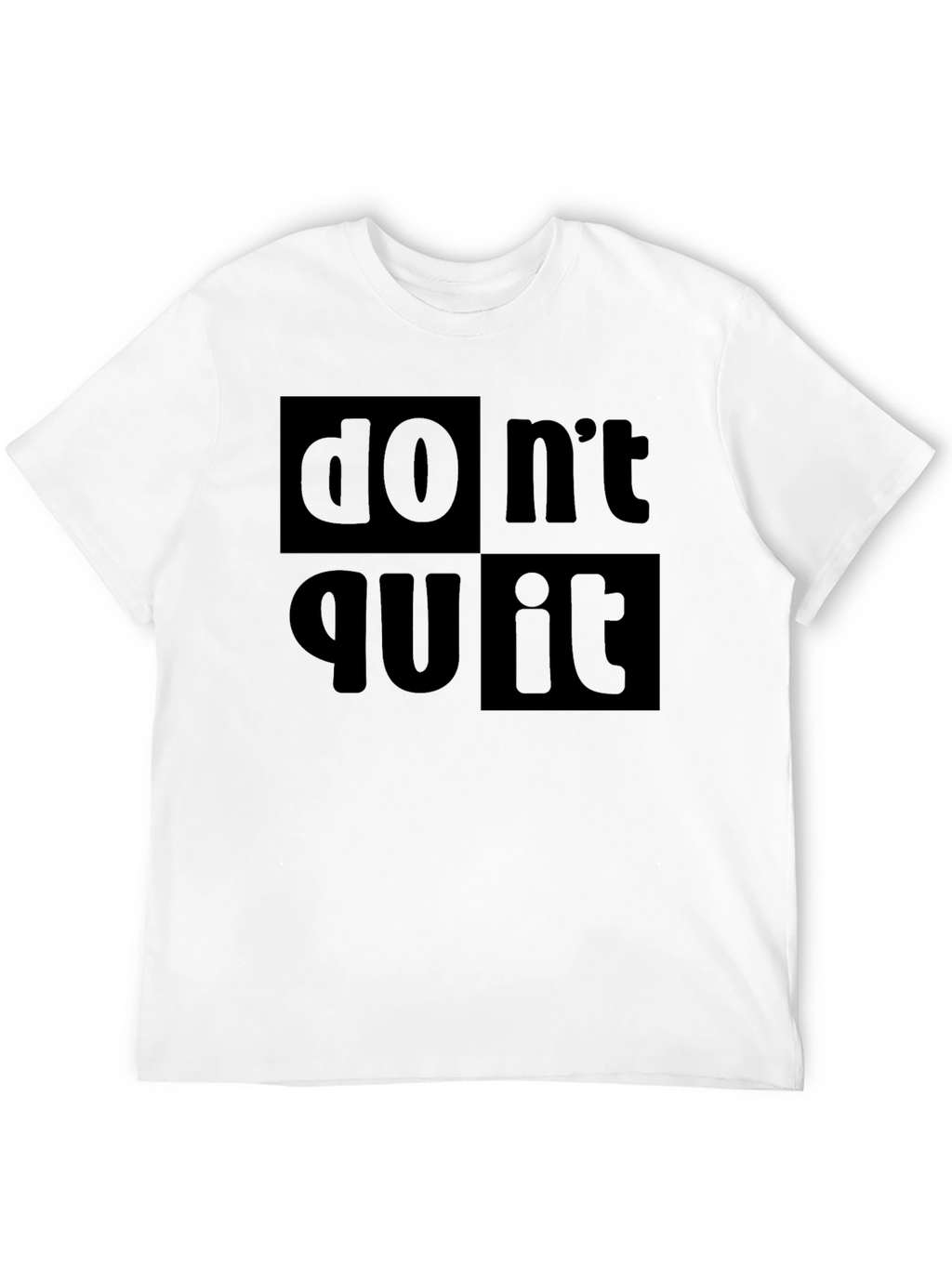 Dont Quit Do It! Black Graphic Tee