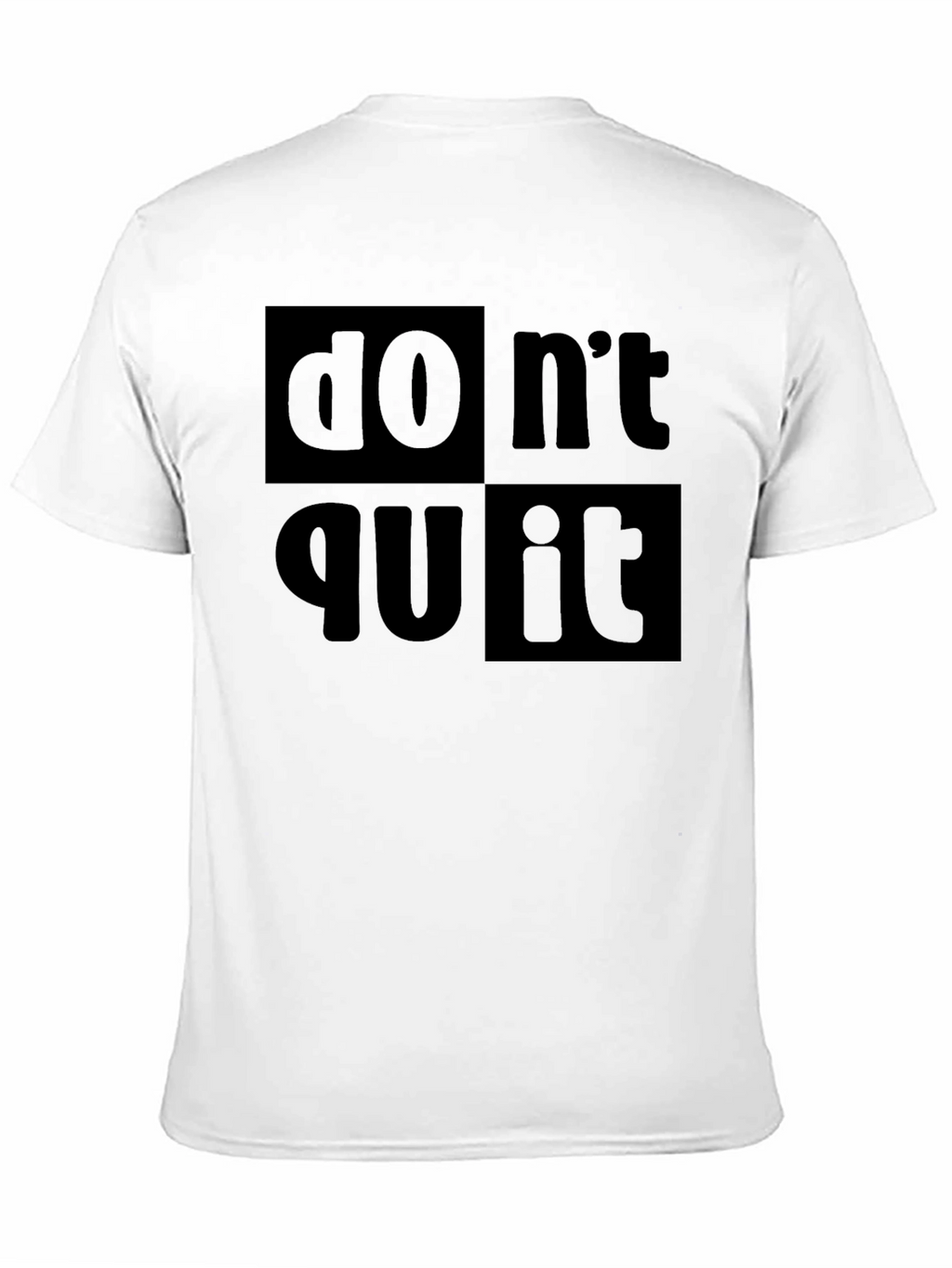 Dont Quit Do It! Black Graphic Tee