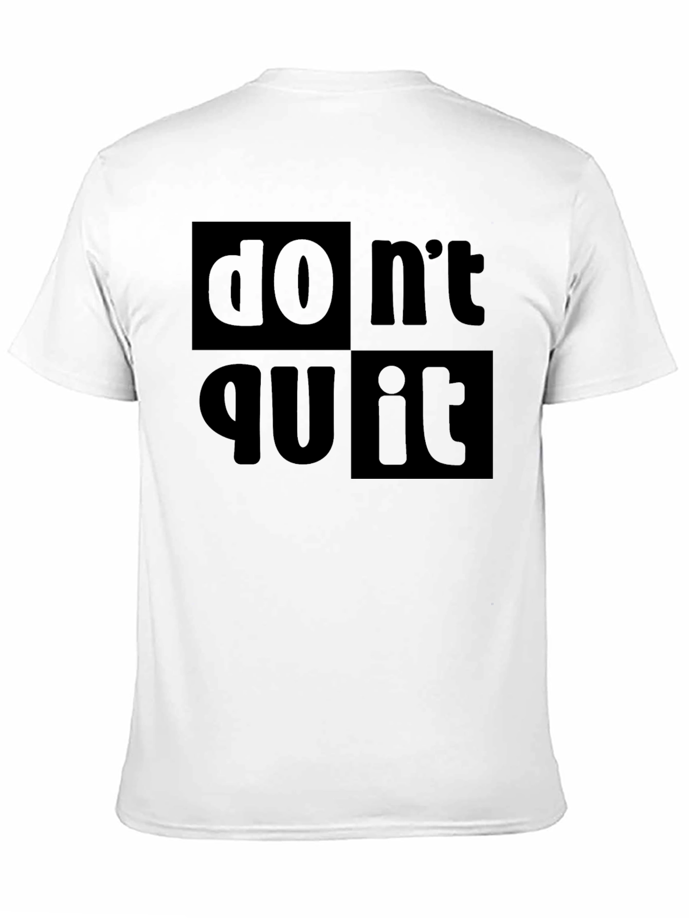 Dont Quit Do It! Black Graphic Tee