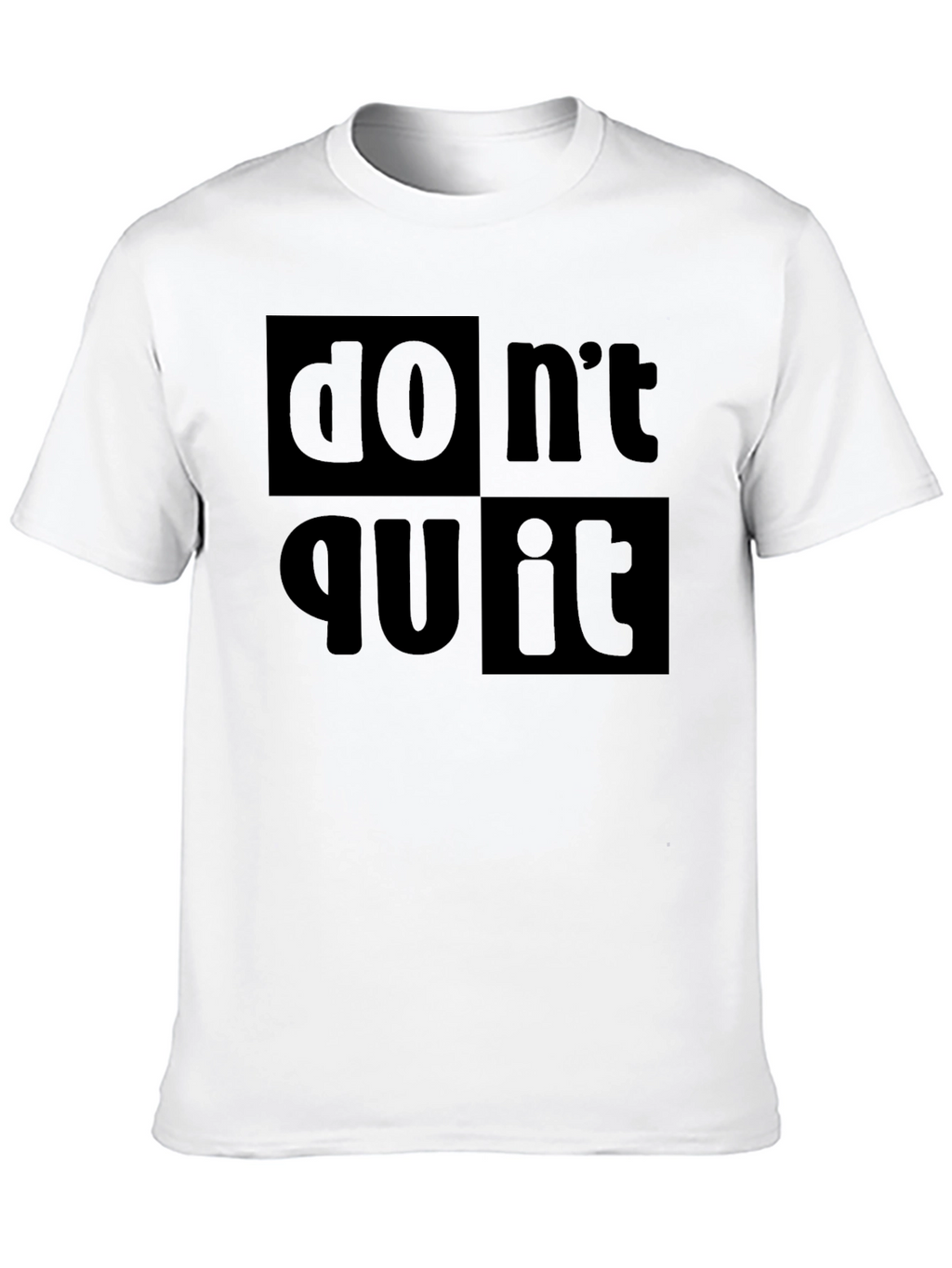 Dont Quit Do It! Black Graphic Tee