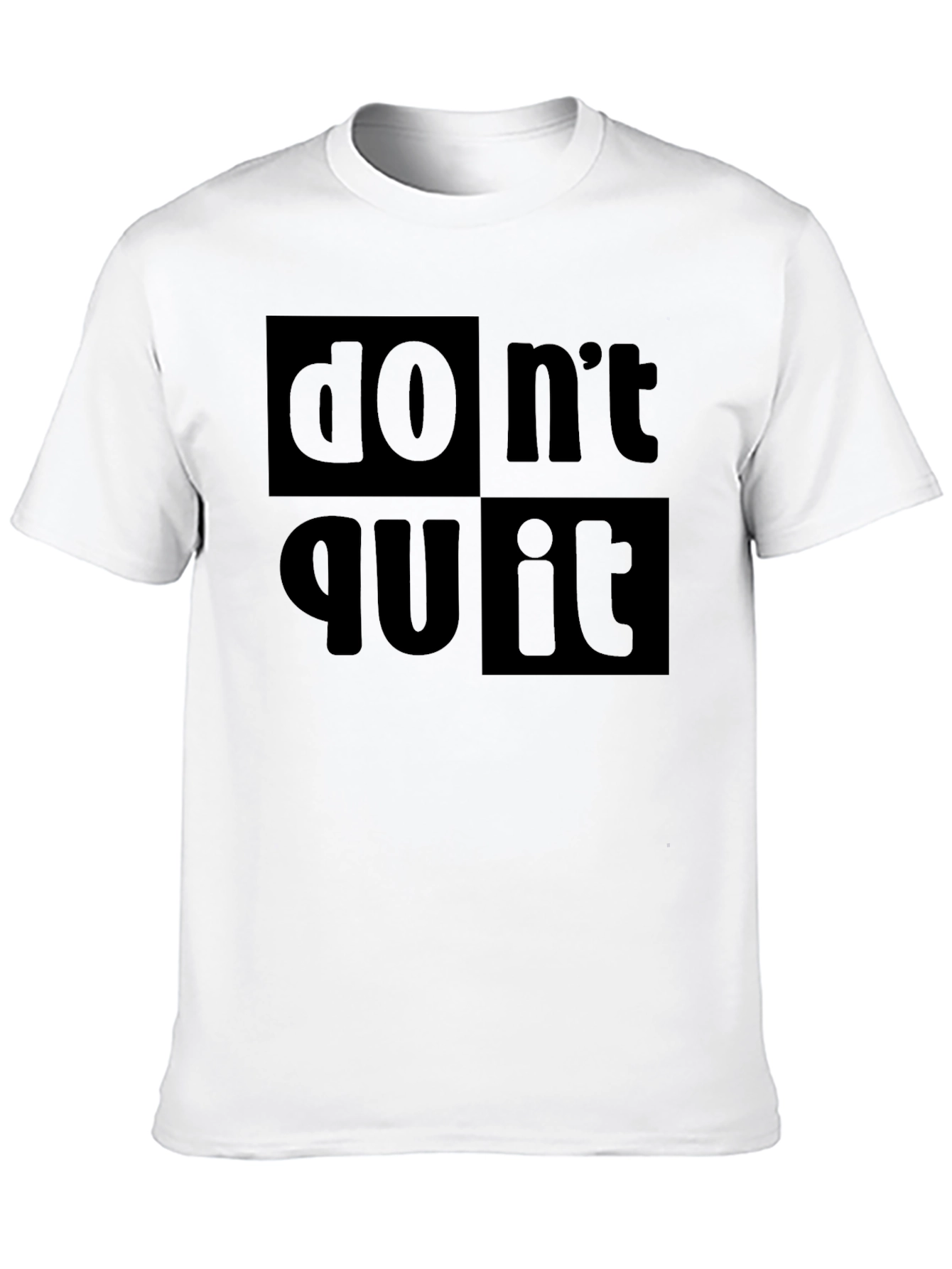 Dont Quit Do It! Black Graphic Tee