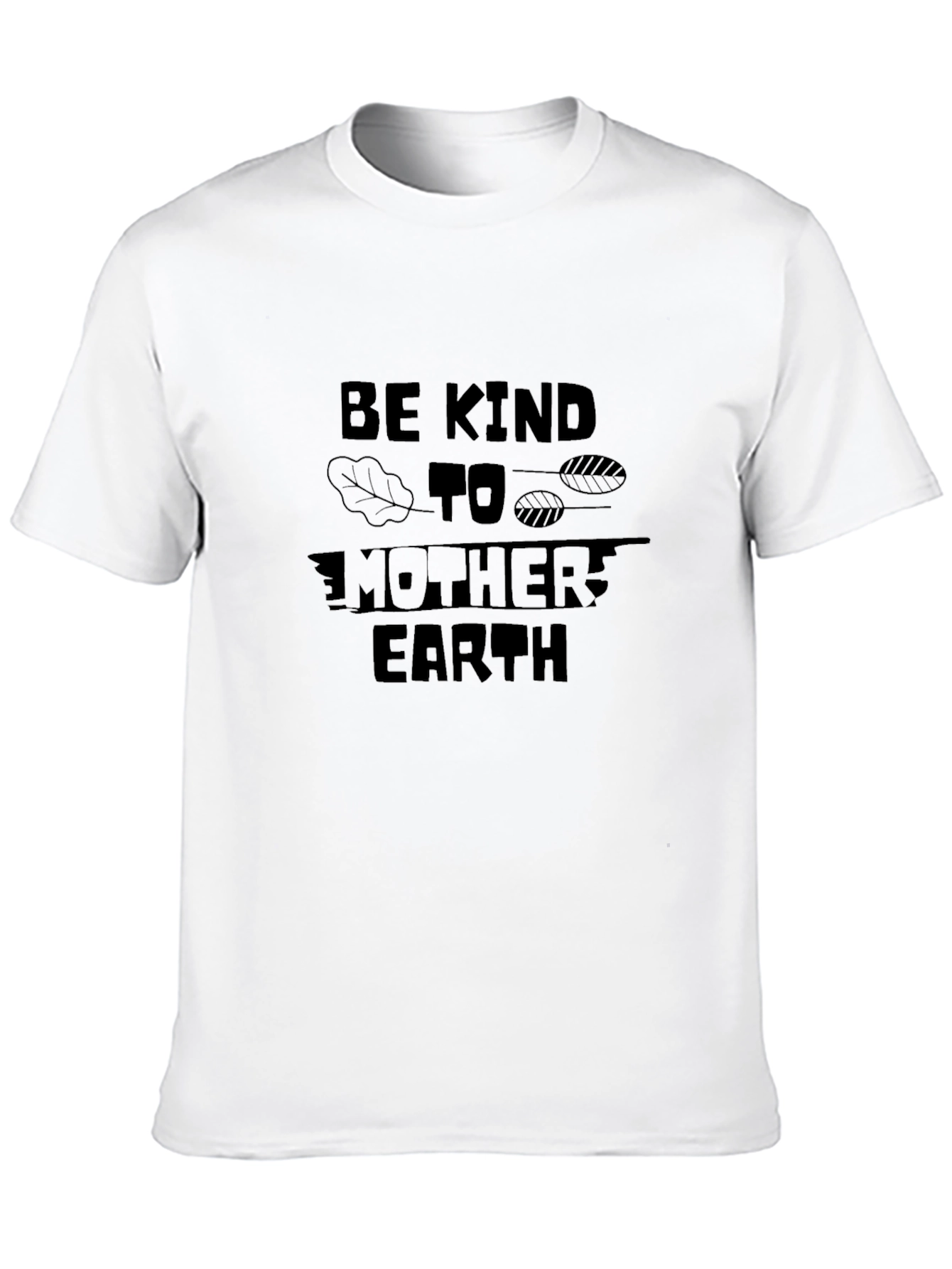 Eco-Friendly Be Kind to Mother Earth Black T-Shirt