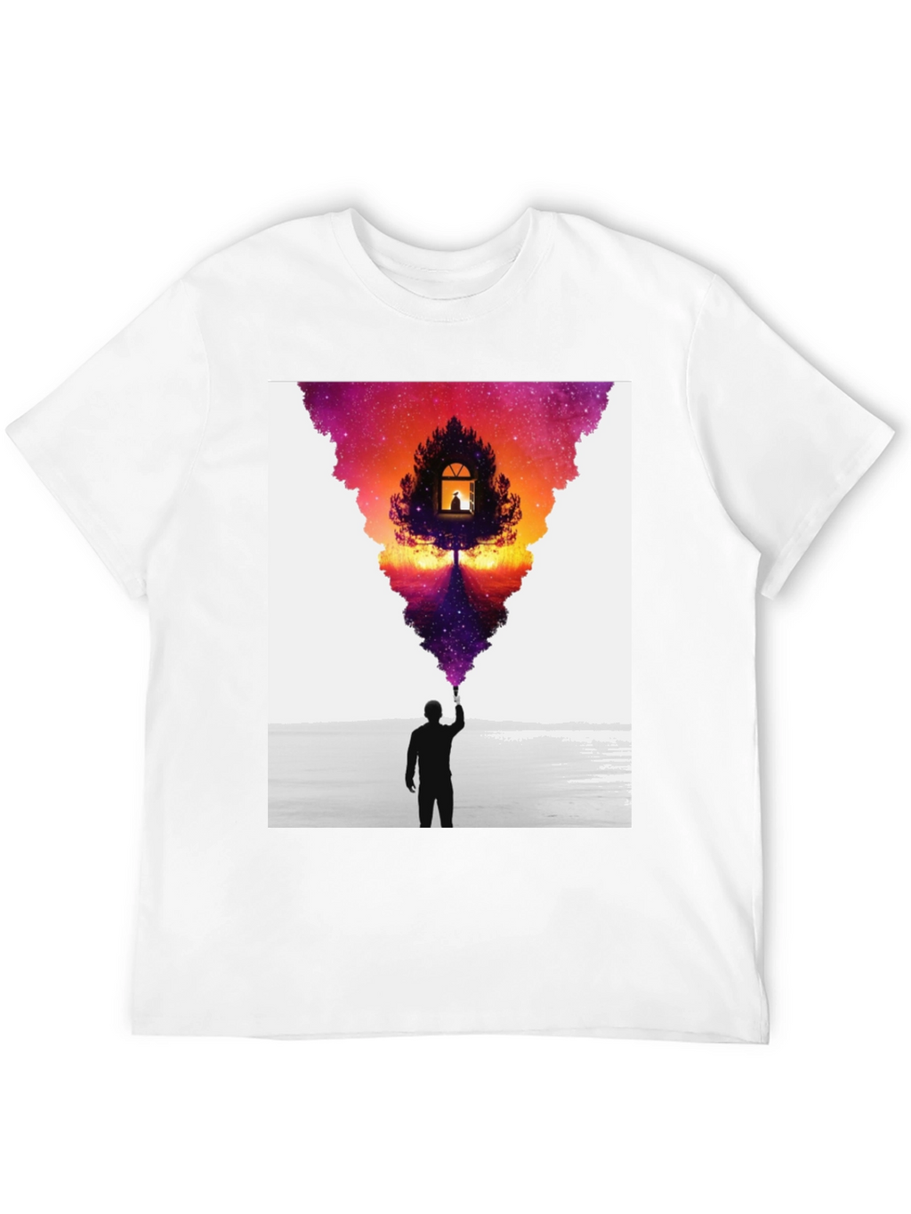 Artistic Vision T-Shirt - Painter Silhouette Design