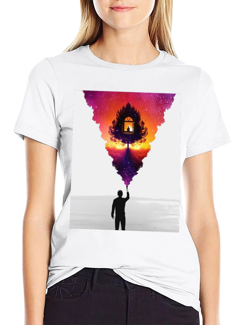 Artistic Vision T-Shirt - Painter Silhouette Design