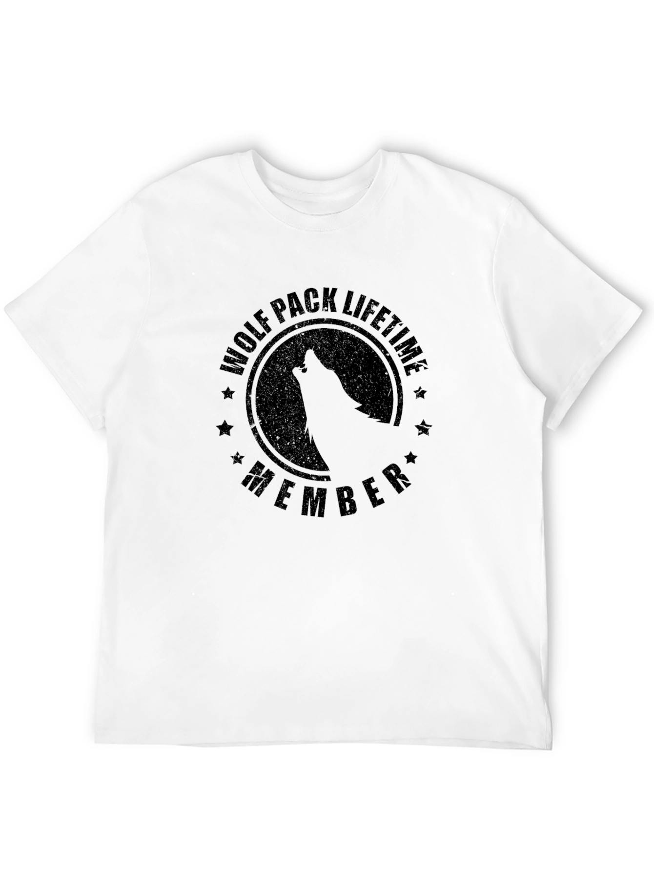 Wolf Pack Lifetime Member Black T-Shirt