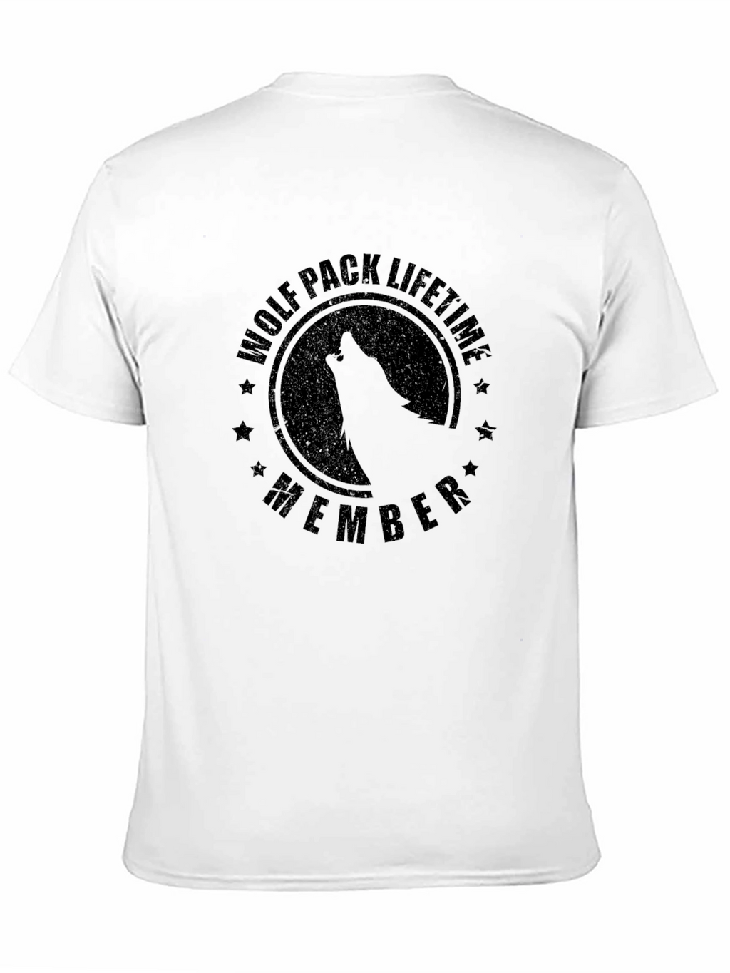 Wolf Pack Lifetime Member Black T-Shirt